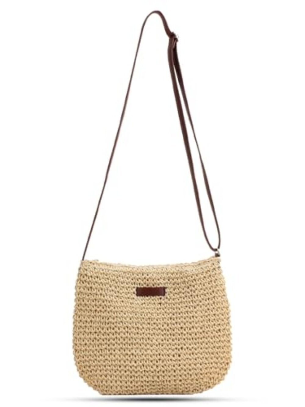 🆕 Women Small Summer Straw Beach Bag Boho Woven Crossbody Shoulder Handbags